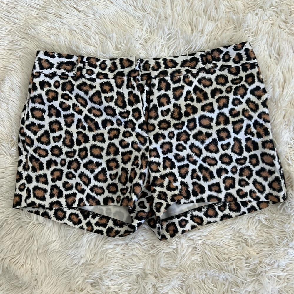 Michael Kors leopard shorts